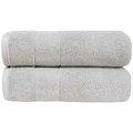 Aston & Arden Turkish SOLID Light Grey Bath Towels, 2PK BT-TS-3060-18-GRY
